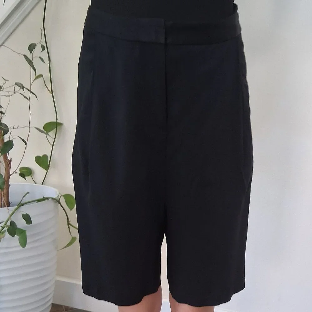 All Saints Black Skirt Shorts